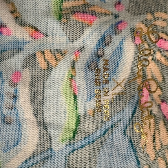 Lilly Pulitzer Size XL Dress Aleece Multi Sunshine Jungle - Picture 4 of 5